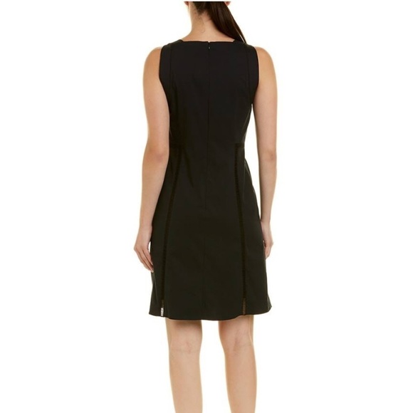 Elie Tahari Black Square Neck Sheath Dress size 2 New Sleeveless - Picture 12 of 12